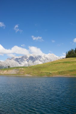 Dienten Am Hochkoenig Salzburg Avusturya Buergl Alm su rezervuar gölde