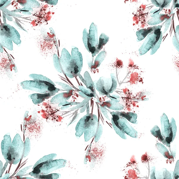Frühlingsblumen nahtloses Muster — Stockfoto
