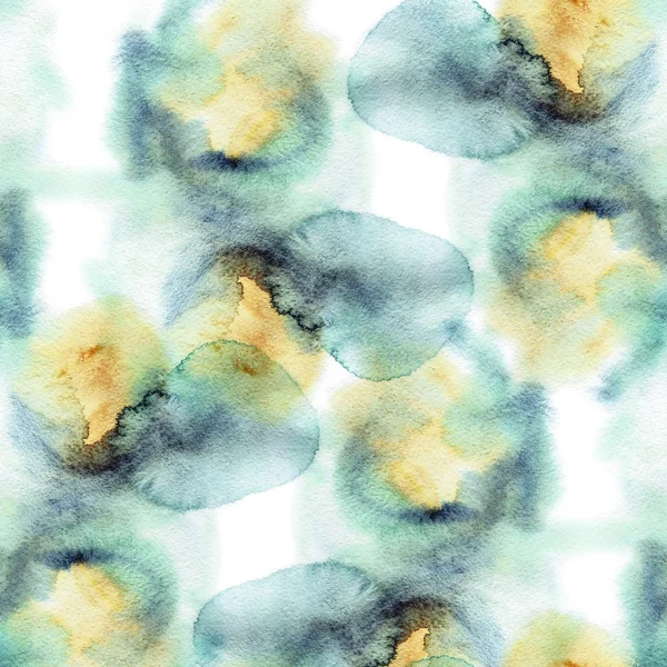 Abstrakter Hintergrund mit Aquarell-Klecksen — Stockfoto