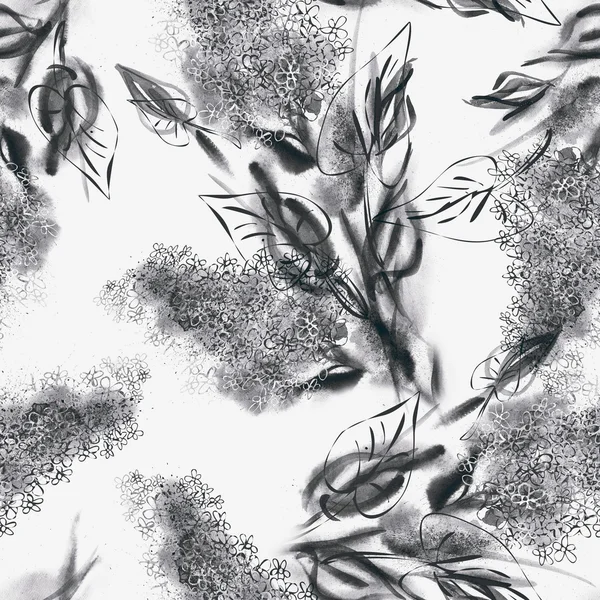 라일락 꽃에 가시 없는 무늬 — 스톡 사진