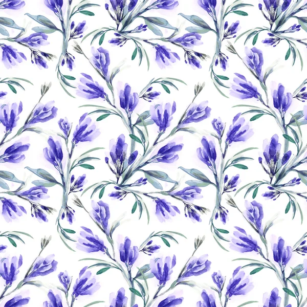 Summer flowers seamless pattern Royalty Free Stock Photos