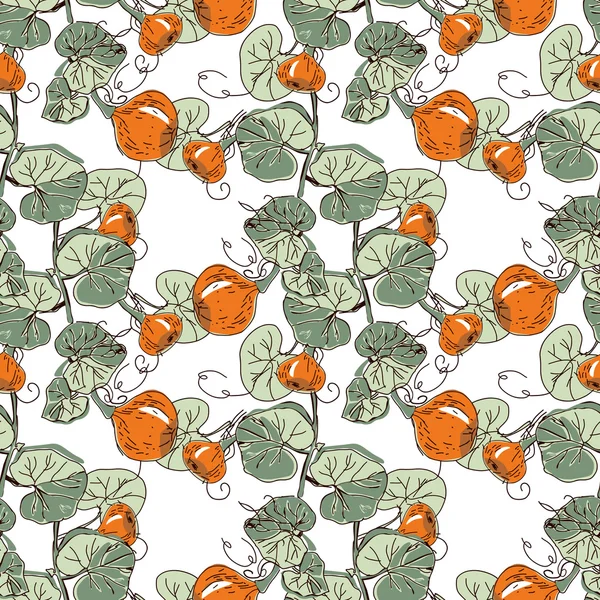 Pumpkin seamless pattern — Stock Photo, Image