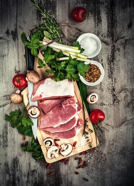 Rohes Fleisch — Stockfoto