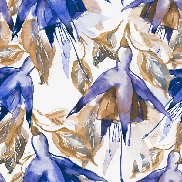 Fuchsia nahtloses Muster — Stockfoto