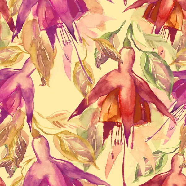 Fuchsia naadloze patroon — Stockfoto