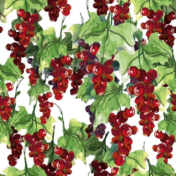 Red Currant Seamless Pattern — Stock Photo, Image