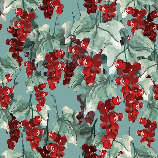 Red Currant Seamless Pattern — Stock Photo, Image