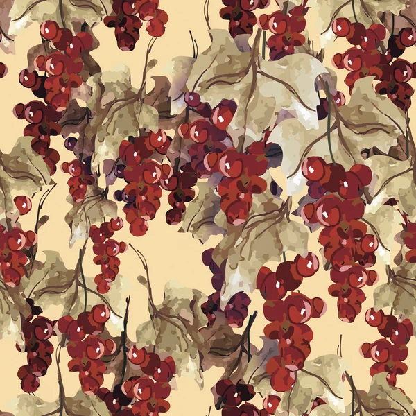 Red Currant Seamless Pattern — Stock Photo, Image