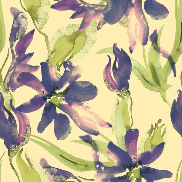 Flowers Seamless Pattern — Stock Photo, Image