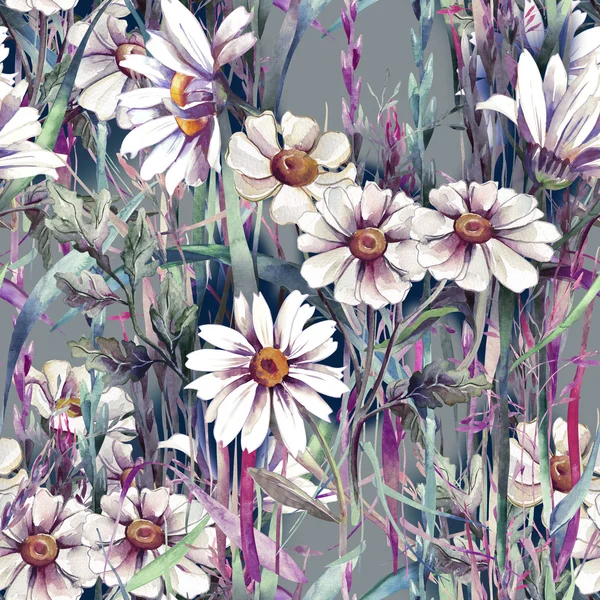 Lato kwiatów wzór — Zdjęcie stockowe