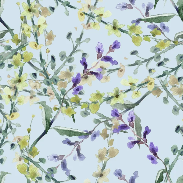 Feldblumen nahtloses Muster — Stockfoto