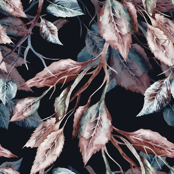 Caduta foglie modello senza soluzione di continuità — Foto Stock