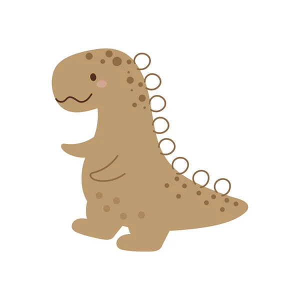 Niedlicher Baby Dino Skandinavischen Stil Cartoon Dinosaurier Tier Für Kinderkarten — Stockvektor