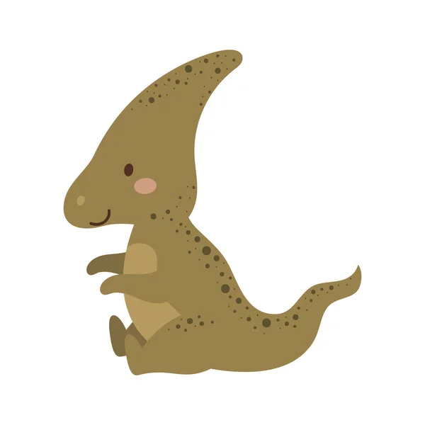 Cute Baby Dino Stylu Skandynawskim Cartoon Dinozaury Zwierzę Dla Dzieci — Wektor stockowy