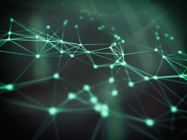 Soyut küre geometri Küre ve poligonal çizgiler ve noktalar. Fütüristik teknoloji (süper yüksek çözünürlük)