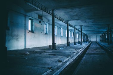 Hayalet karanlık kirli hall