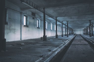 Hayalet karanlık kirli hall