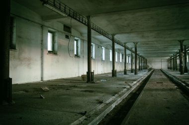 Hayalet karanlık kirli hall