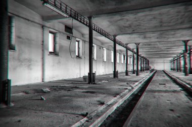 Hayalet karanlık kirli hall