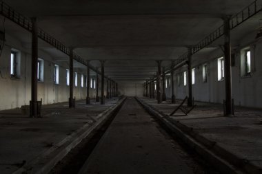 Hayalet karanlık kirli hall