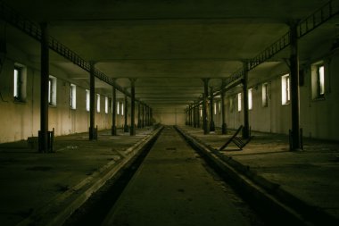 Hayalet karanlık kirli hall