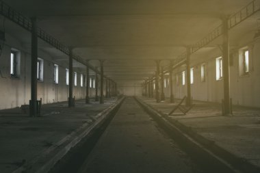 Hayalet karanlık kirli hall