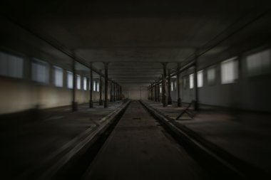 Hayalet karanlık kirli hall