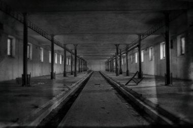 Hayalet karanlık kirli hall