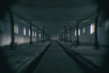 Hayalet karanlık kirli hall