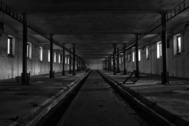 Hayalet karanlık kirli hall