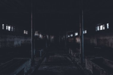 Hayalet karanlık kirli hall