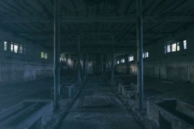 Hayalet karanlık kirli hall