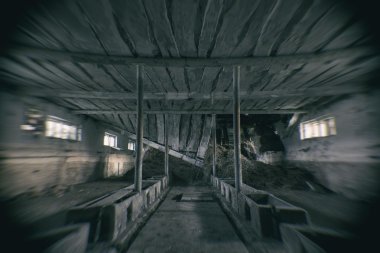 Hayalet karanlık kirli hall