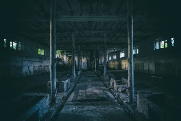 ゴースト闇の汚いホール — ストック写真