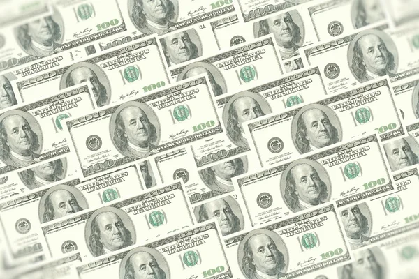 Background of 100 dollar bills — Stock Photo, Image