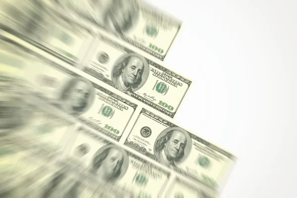 Background of 100 dollar bills — Stock Photo, Image
