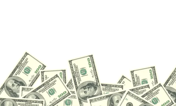 Background of 100 dollar bills — Stock Photo, Image