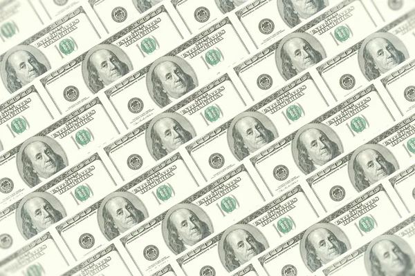 Background of 100 dollar bills — Stock Photo, Image