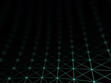 Fütüristik sanal teknolojik altyapı, sanal Optik lif kablolar, Fiber bağlantı, telecomunications kavramı, dijital olarak oluşturulan görüntü.