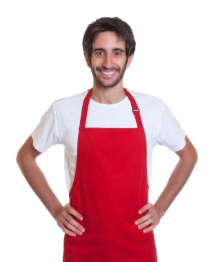 Çekici barmen kameraya gülüyor