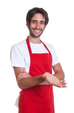 Mutlu barmen konukları davet