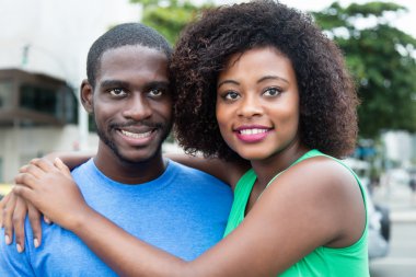 Modern Afro-Amerikan aşk Çift