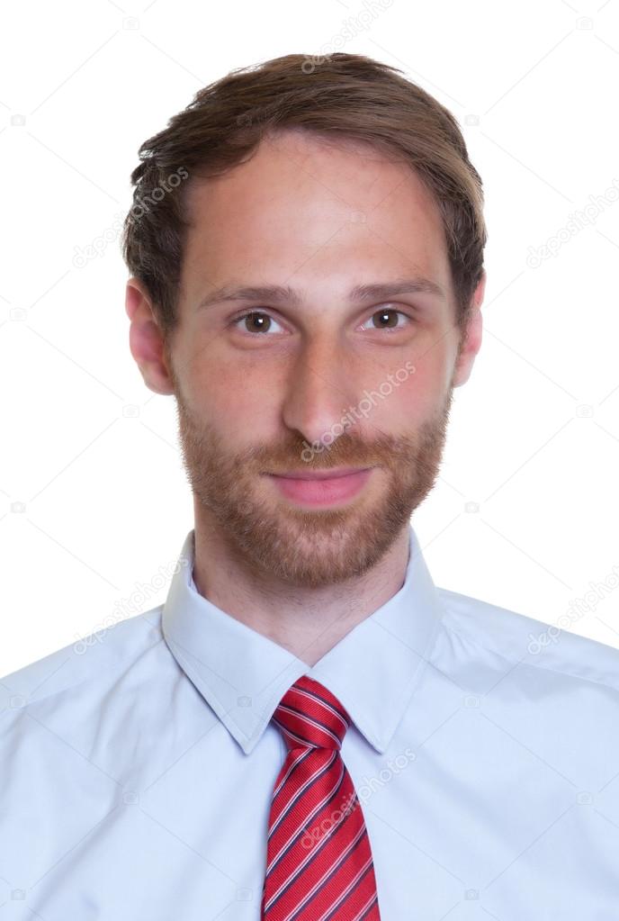 Portrait of a german businessman with beard