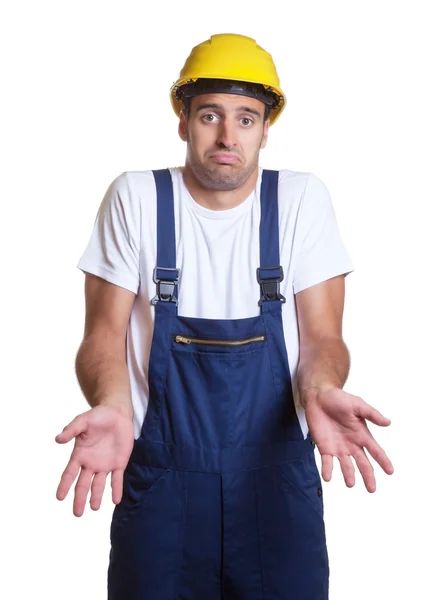 Lazy construction worker — Stock Photo, Image
