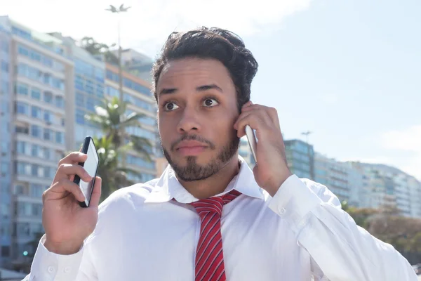 Hombre de negocios moderno en acción — Foto de Stock