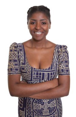 Geleneksel giysileri ile çekici Afrika kadın