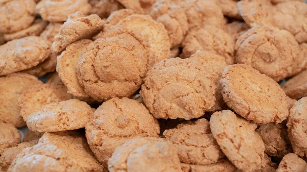 Hintergrundbild Köstliche Kokosnuss Kekse — Stockfoto