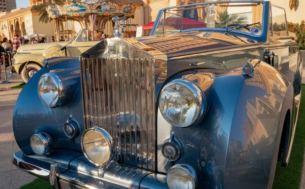 Doha Qatar Mars 2020 1948 Rolls Royce Silver Wraith Blue — Photo