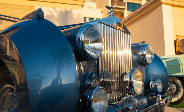 Doha Qatar Mars 2020 1948 Rolls Royce Silver Wraith Blue — Photo