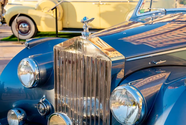 Doha Qatar Mars 2020 1948 Rolls Royce Silver Wraith Blue — Photo